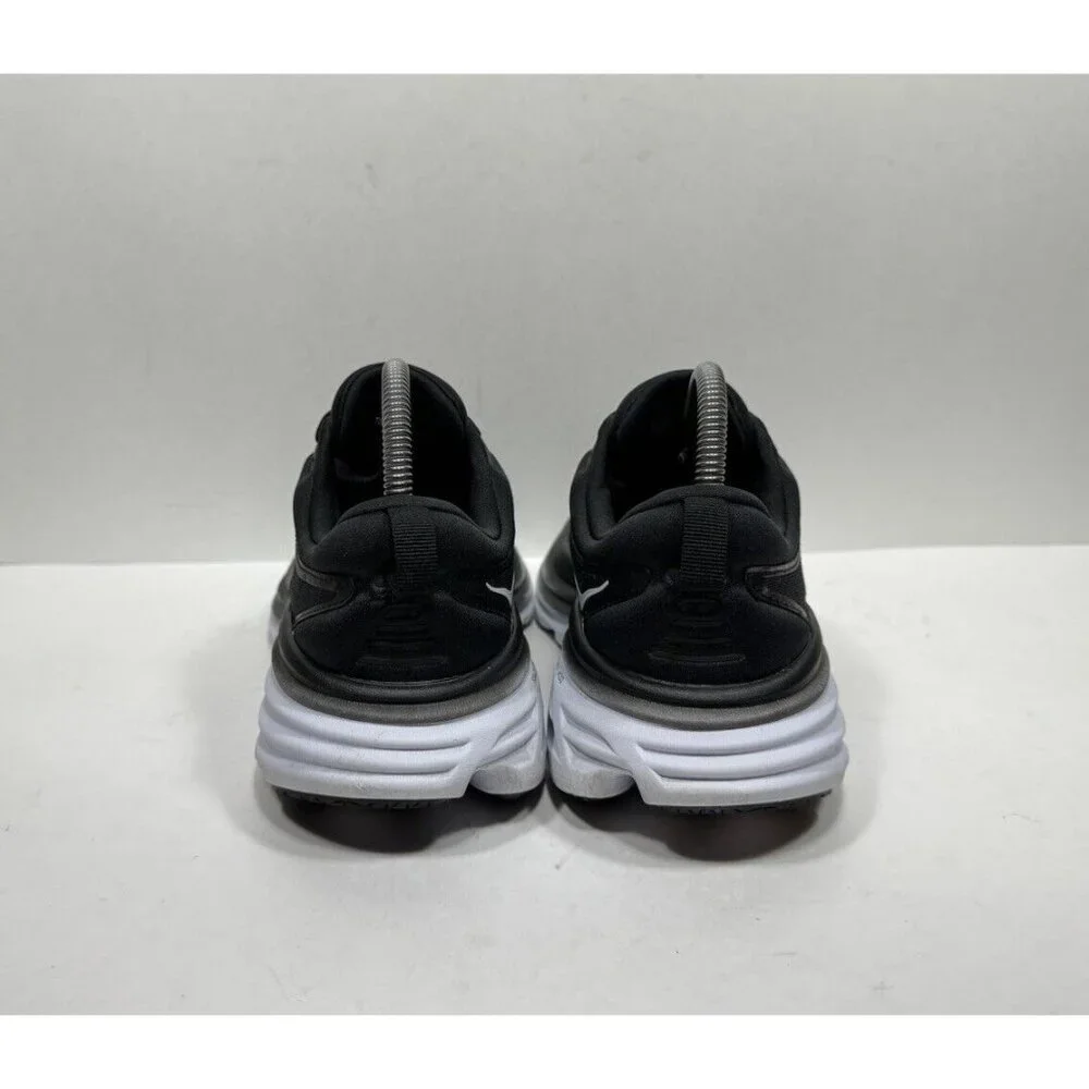 Hoka One One Black and White Athletic Shoes - Picture 4 of 8